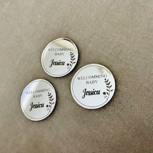 Custom Wedding Favor Tags: Laser Engraved Acrylic Name Tags