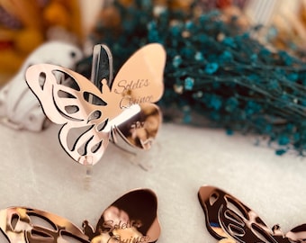 Personalized Butterfly Magnets Baby Shower Quinceanera Favor Gift