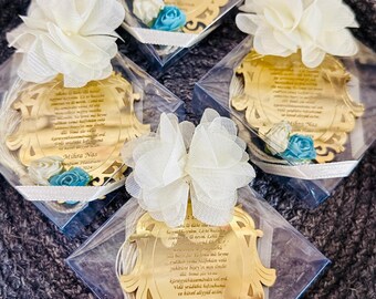 Ayatul Kursi Magnet Favors: Islamic Baby Shower, Aqiqah Gift