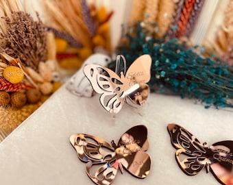 Welcoming Favors, Baby Shower Favors, Bridesmaid Gift,Quinceañera, Personalized Gift, Butterfly Favors, Miss 15, Butterfly Magnets, Bulk