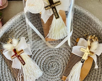 Personalized Baptism Comb Favors: Christening Gifts in Bulk