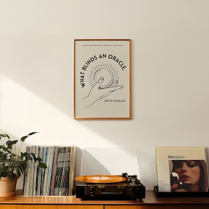 What Blinds an Oracle? | Crescent City | House of Earth and Blood | Sarah J Maas inspired Art Print, Bookish Quote Digital Download