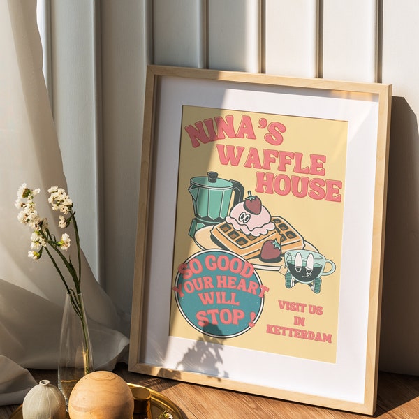 Nina's Waffle House | Six of Crows | Shadow and Bone | Digital Bookish Print