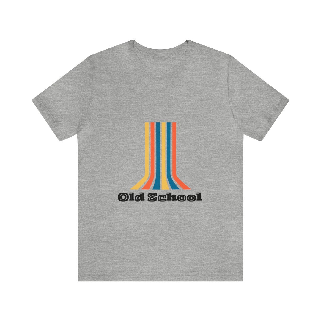 Retro Stripes old School Tee Etsy