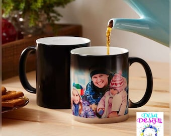 Coffee Magic Mug, Custom Magic Mug,Personalized Coffee Cup, Changing Color Coffee Mug,  All Occasion Gifts, Magic Mug, Photo Coffee Mug