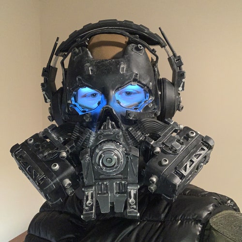 Wearable Military Gas Mask Cosplay Prop 3D PRINTED KIT Etsy