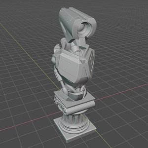 ULTRAKILL V1 Bust Sculpture 3D Model