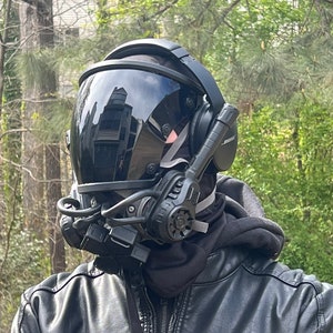 Cyberpunk Mask - Futuristic Sci-Fi Techwear Helmet With Tinted Visor