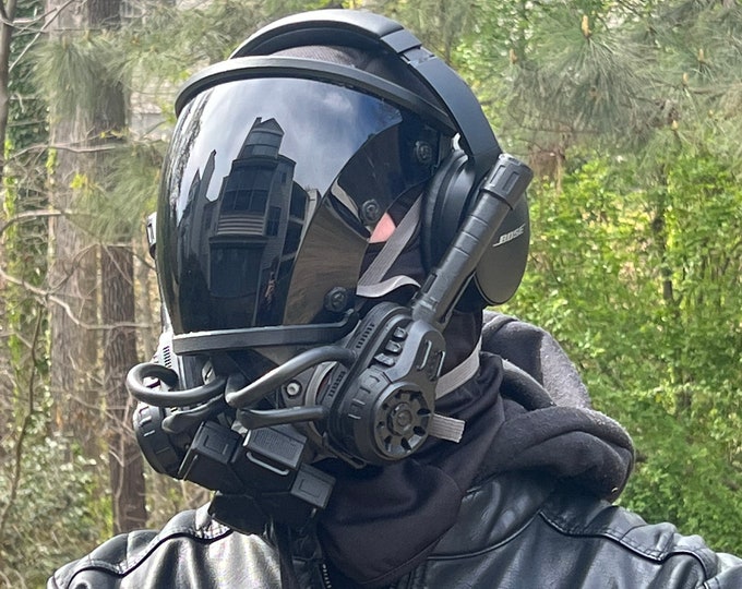 Futuristic Cyberpunk Sci Fi Helmet Mask
