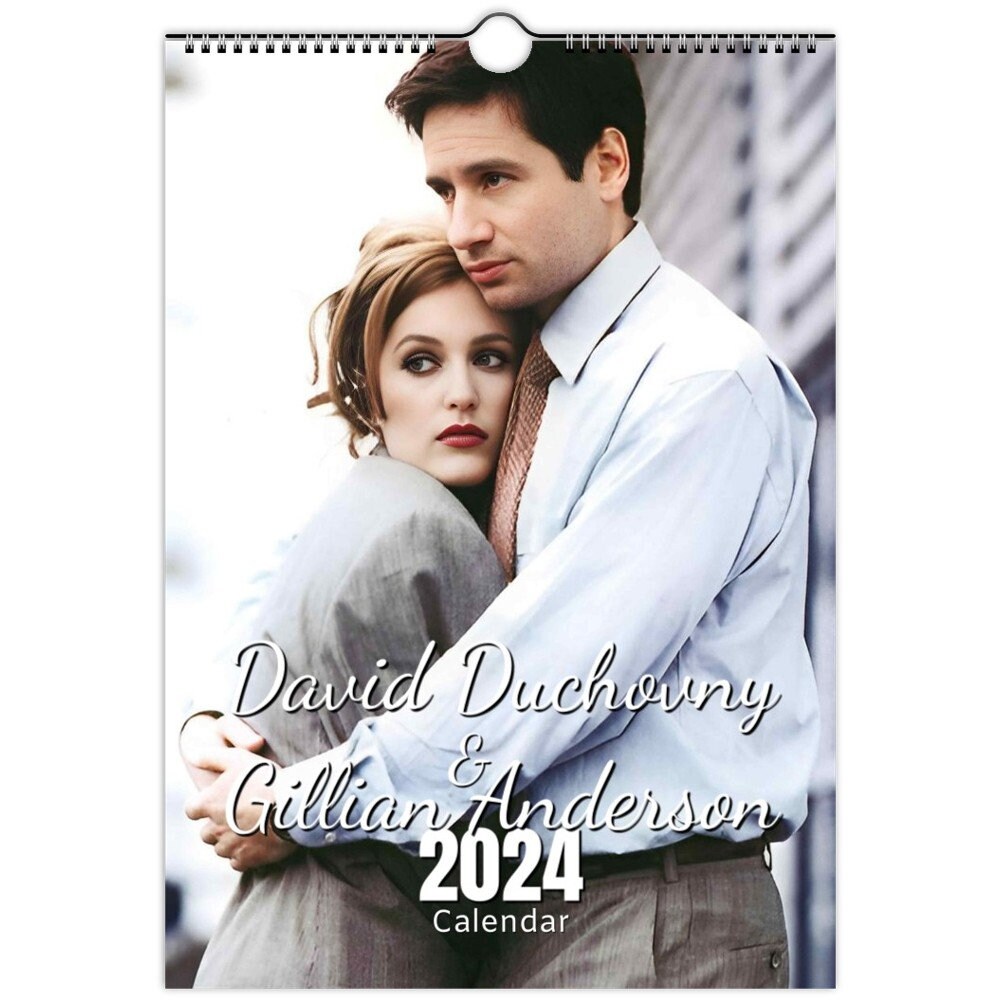 David Duchovny & Gillian Anderson in HD 2024 Slim Dates Personalised