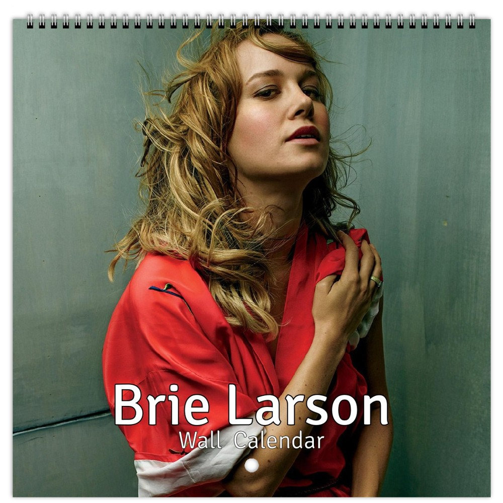 Brie larson personalised 2024 large wall calendar 12 month planner