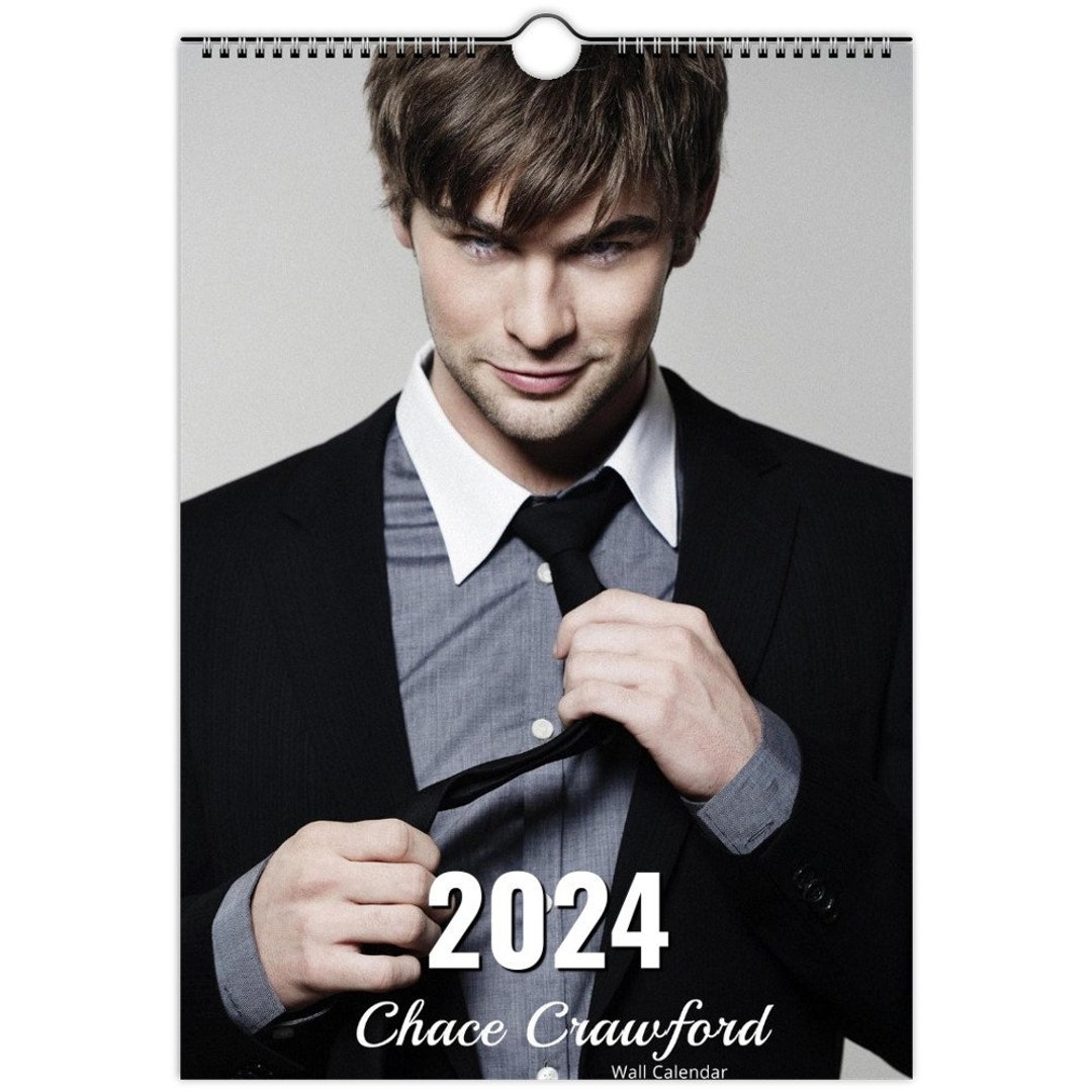 Chace Crawford 2024 Slim Dates Personalised Wall Calendar Etsy