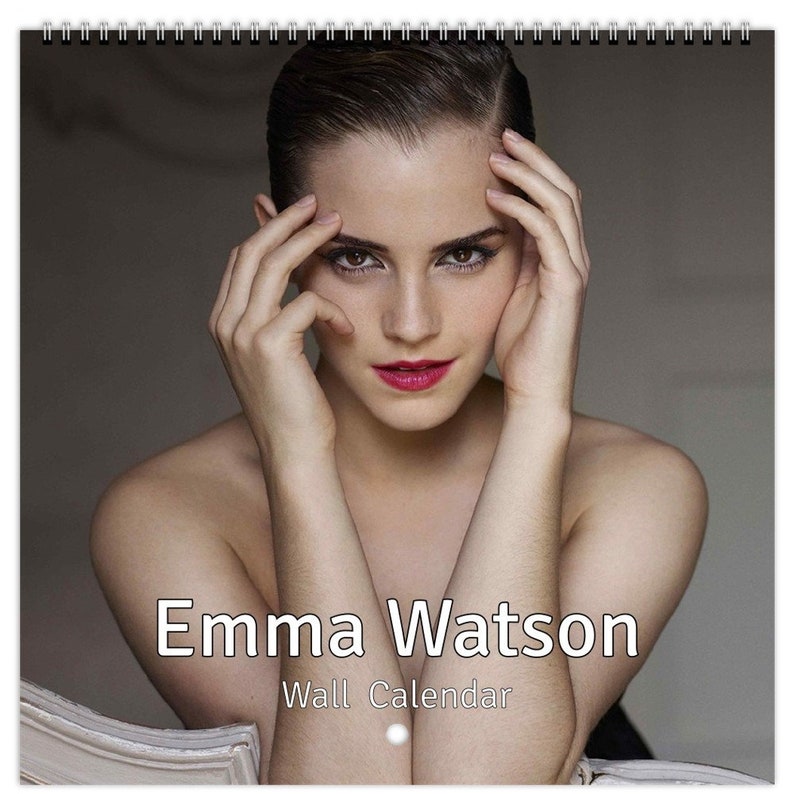 Emma Watson Personalised 2024 Large Wall Calendar 12 Month Etsy