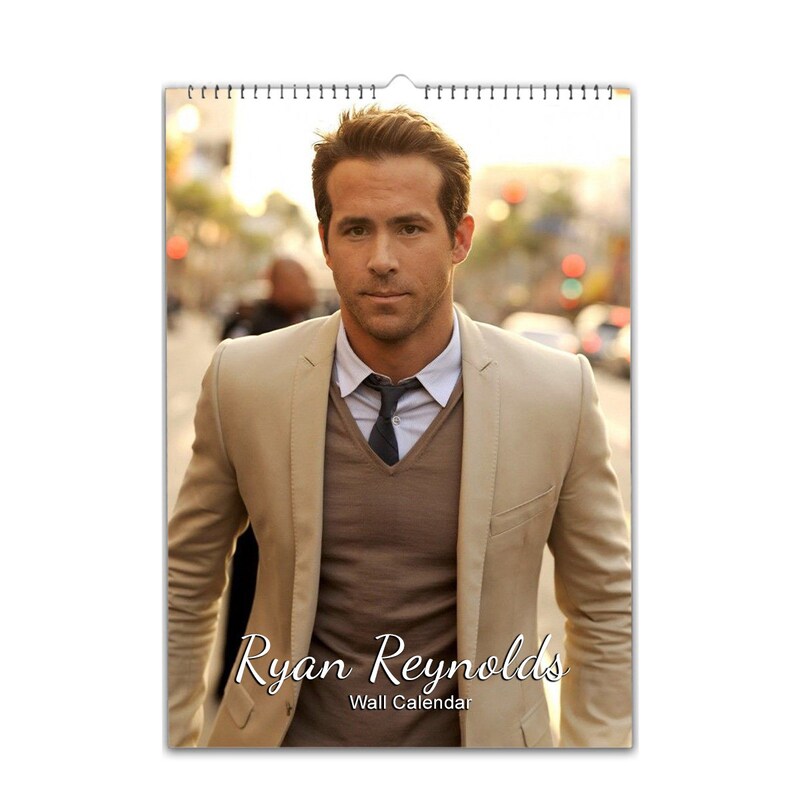 Ryan reynolds 2025 wall calendar Etsy.de