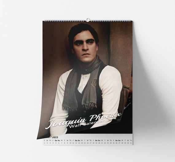 Joaquin Phoenix 2022/23 Wall Calendar Personalised Etsy