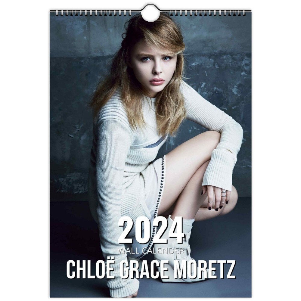Sexy Chloë Grace Moretz 2024 Slim Dates Personalised Wall Calendar Etsy