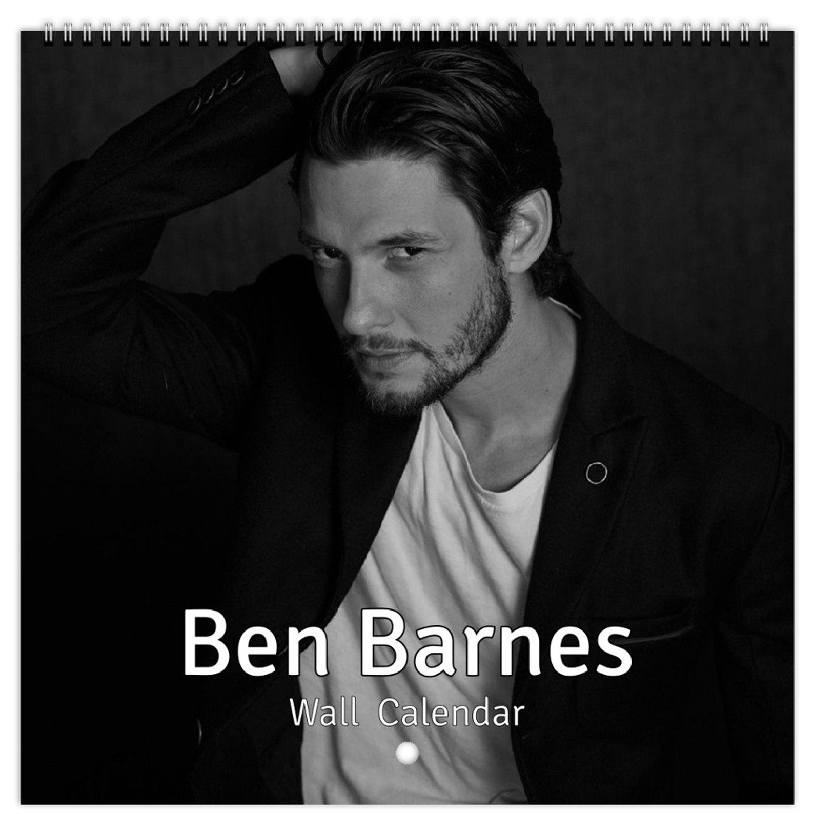 Ben Barnes Personalised 2024 Large Wall Calendar 12 Month Etsy