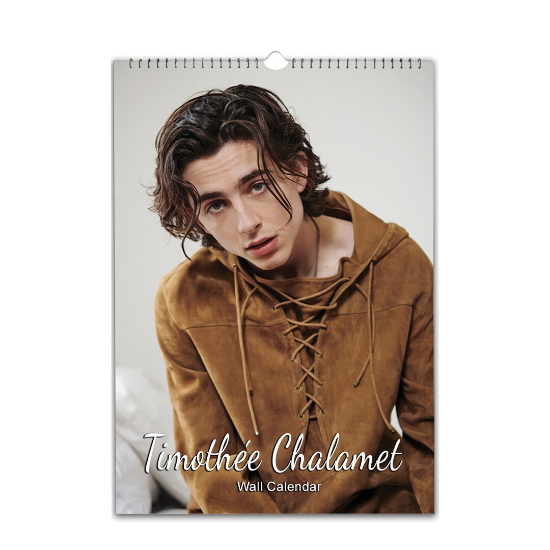 Timothée Chalamet 2025/26 Choose Start Month Personalised Wall Calendar