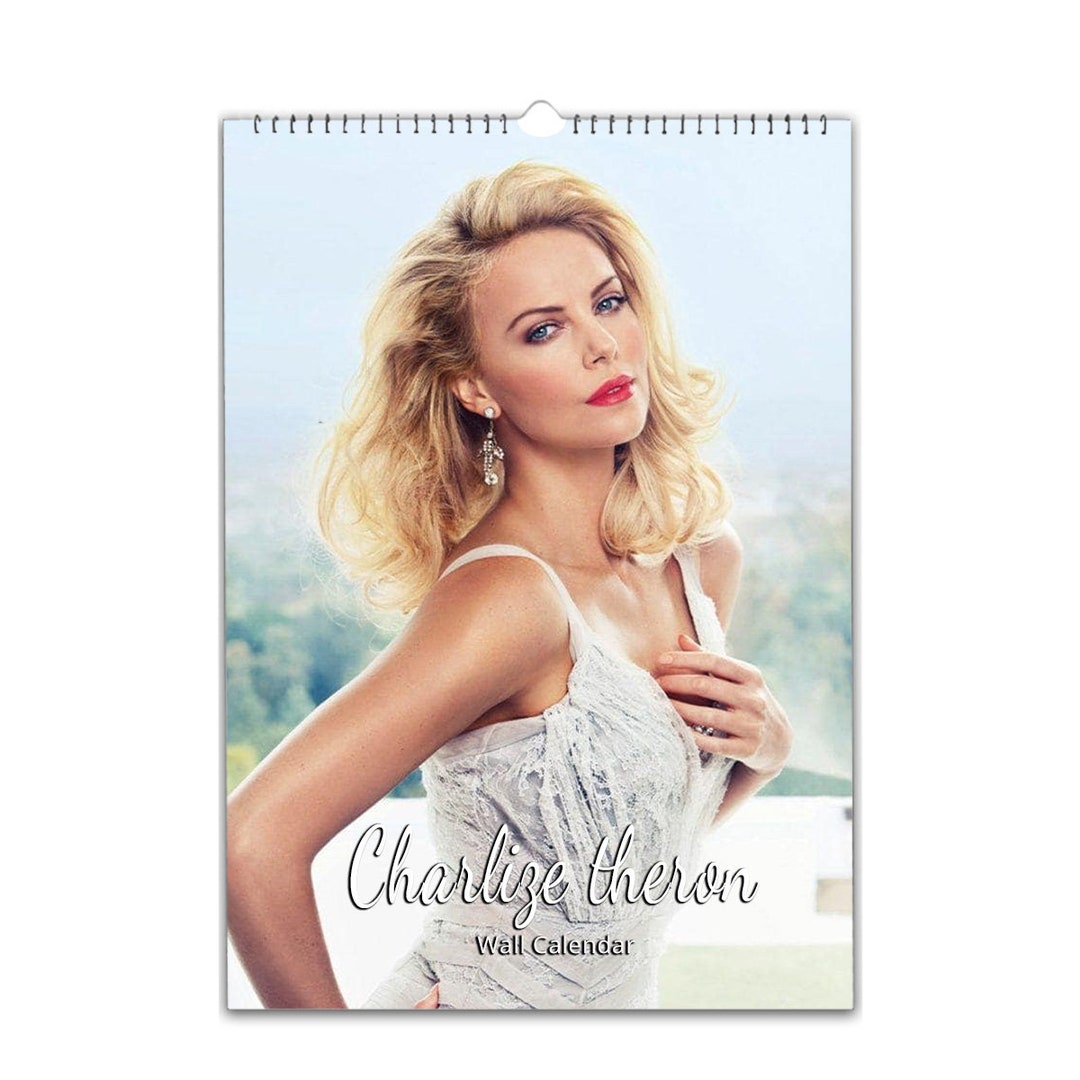 Charlize Theron 2025/26 Choose Start Month Personalised Wall Calendar