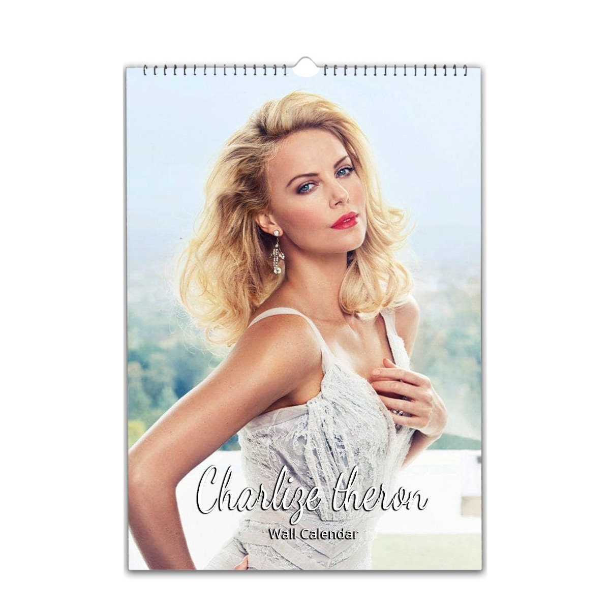 Charlize Theron 2024/25 Choose Start Month Personalised Wall Calendar