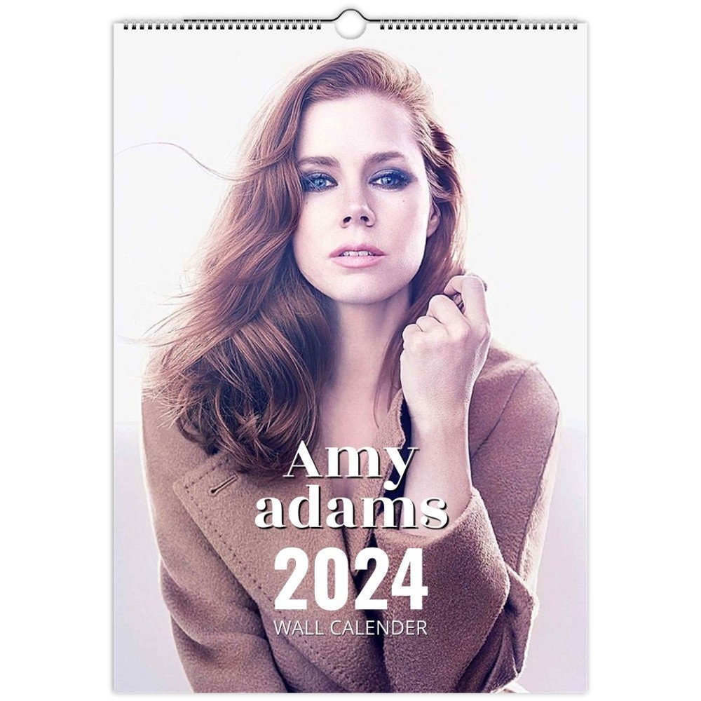 Sexy Amy Adams 2025 Slim Dates Personalised Wall Calendar Etsy