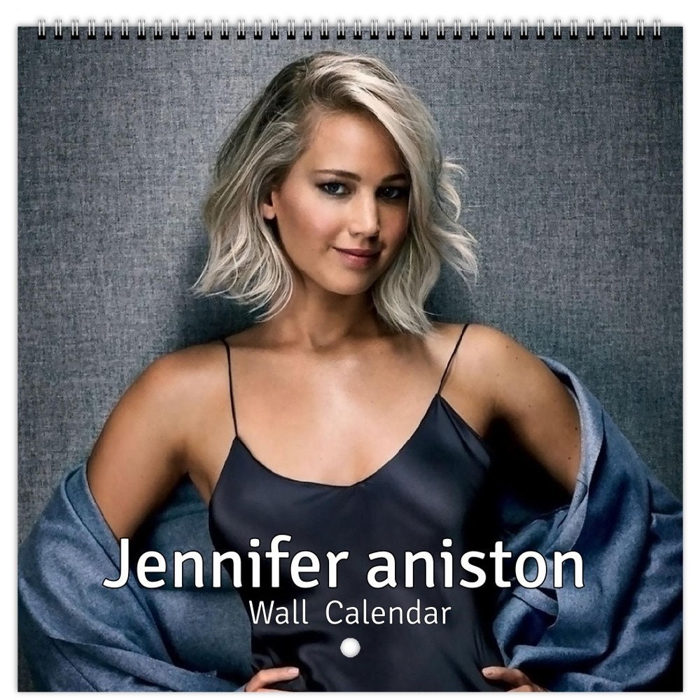 Jennifer Lawrence Personalised 2024 Large Wall Calendar 12 Month