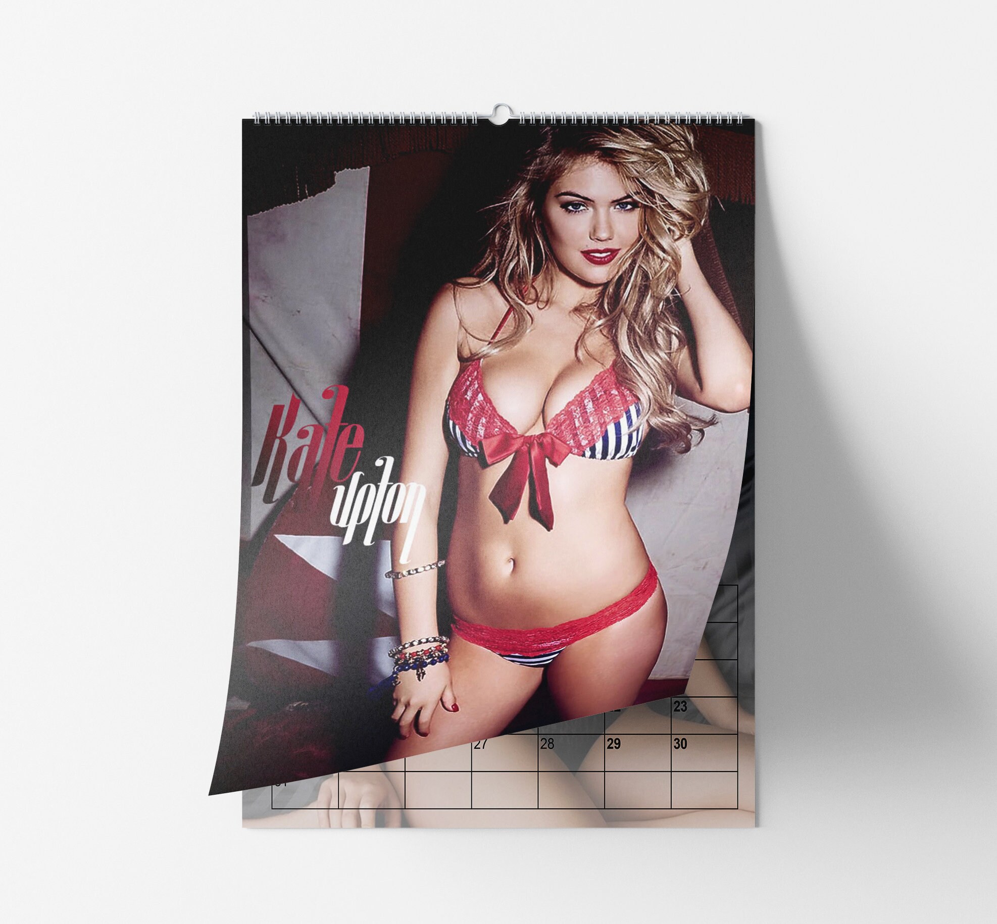 Sexy Kate Upton Personalised 2022/23 Wall Calendar 2022/23 - Etsy
