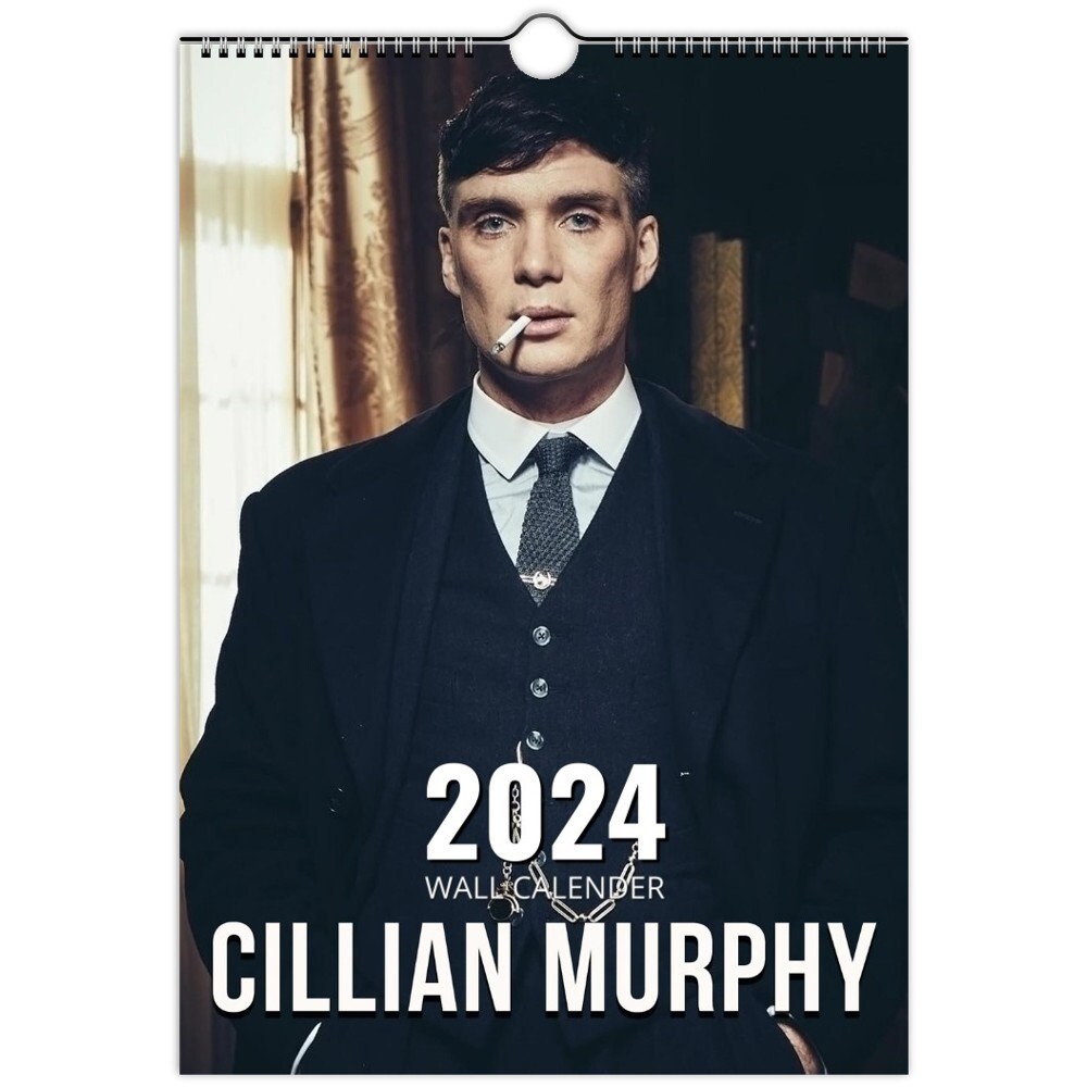Cillian Murphy 2025 Slim Dates Personalised Wall Calendar Etsy