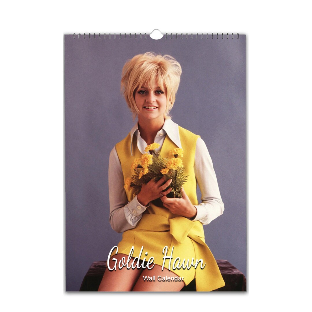 Goldie Hawn 2025/26 Choose Start Month Personalised Wall Calendar Etsy