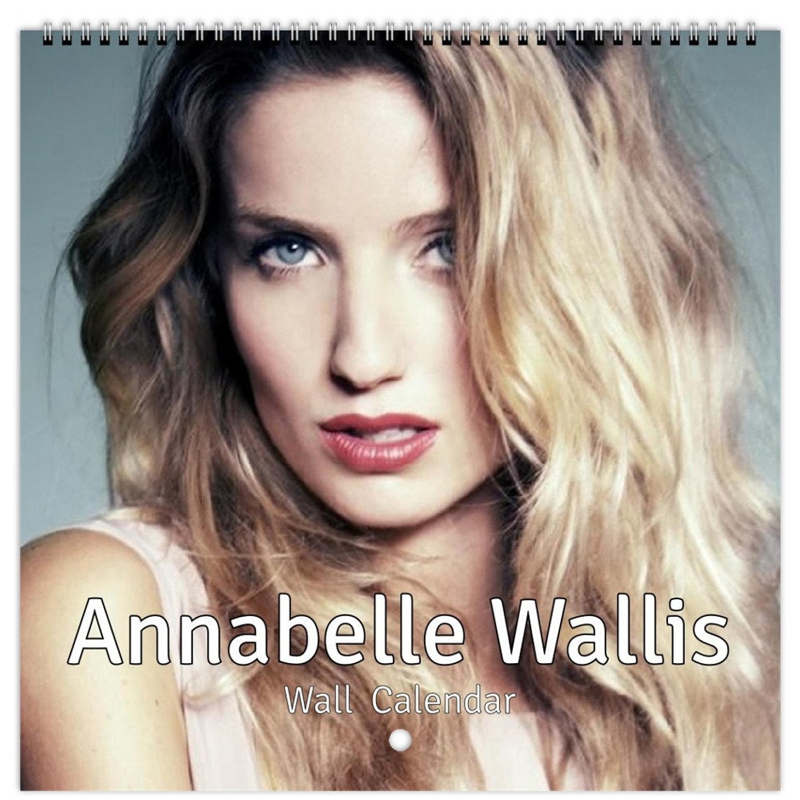 Annabelle Wallis Personalised 2024 Large Wall Calendar 12 Month Planner