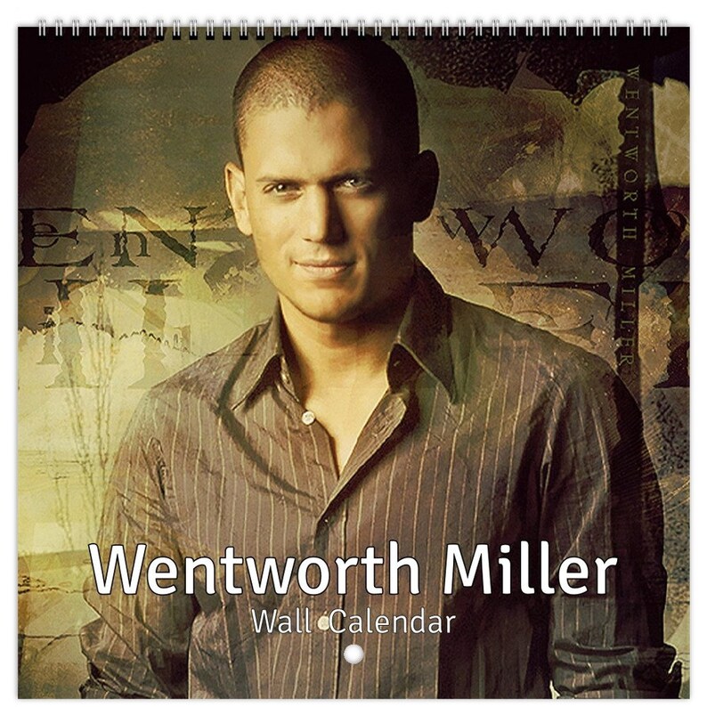 Wentworth Miller Personalsied 2024 Large Wall Calendar 12 Month Planner