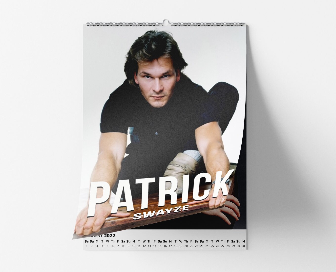 Patrick Swayze Personalised Wall Calendar 2022/23 Etsy