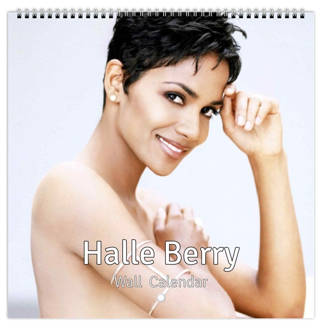 Halle Berry Personalised 2024 Large Wall Calendar 12 Month Planner