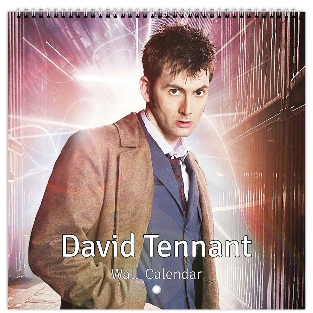 David Tennant Personalised 2024 Large Wall Calendar 12 Month Planner