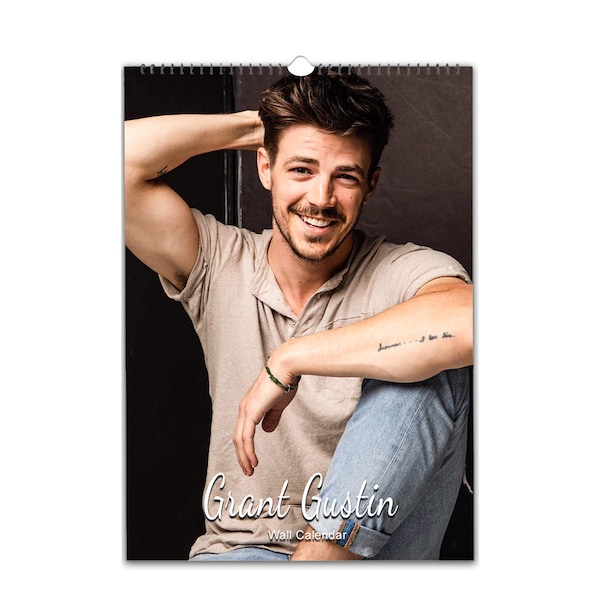 Grant Gustin 2024/25 | Choose Start Month | personalised Wall calendar