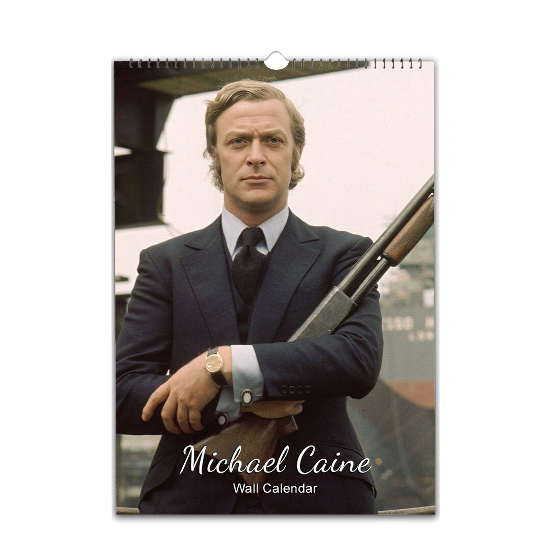 Michael Caine 2025/26 Choose Start Month Personalised Wall Calendar Etsy