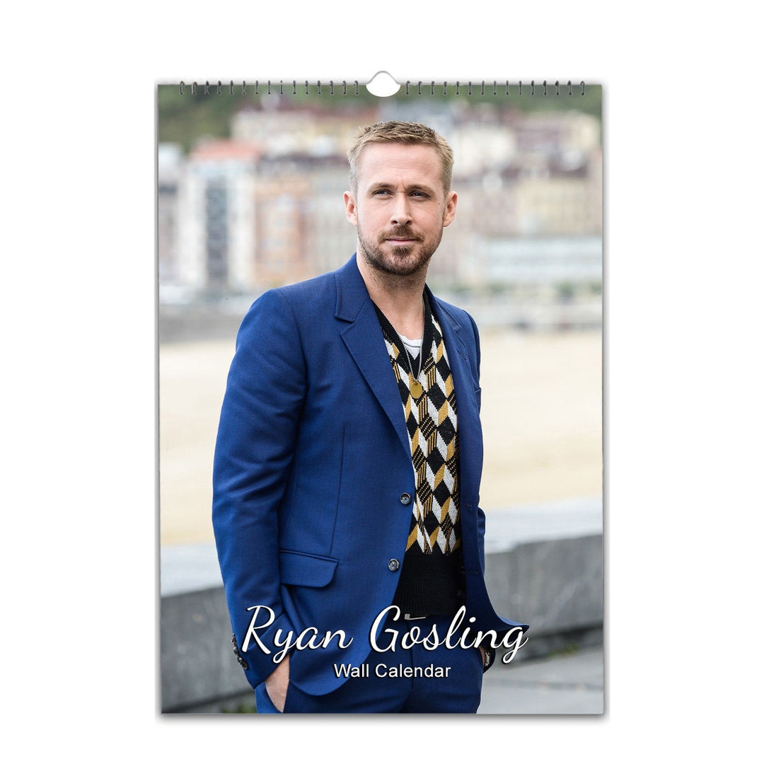 Ryan Gosling 2025/26 Choose Start Month Personalised Wall Calendar Etsy