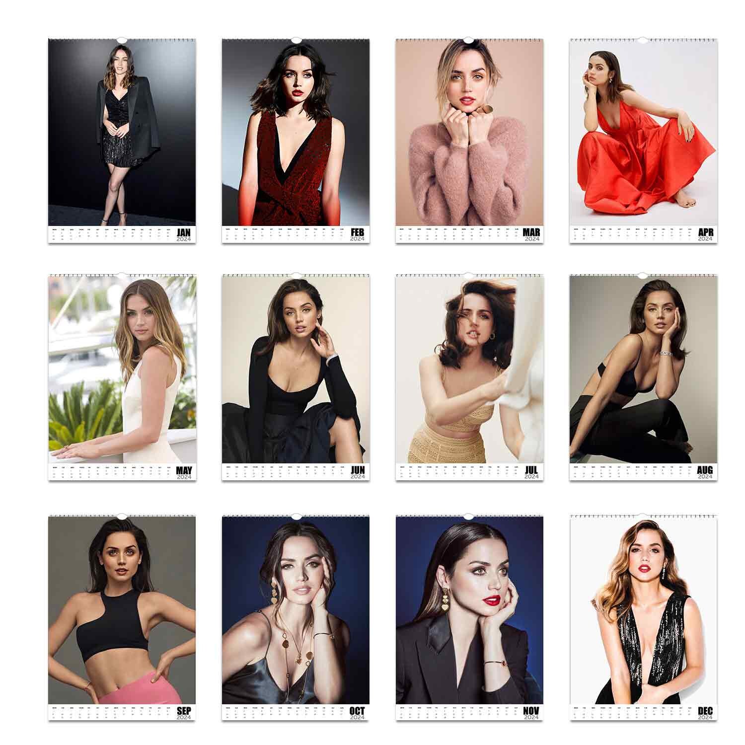 Sexy Ana De Armas 2024/25 Choose Start Month Slim Dates Personalised