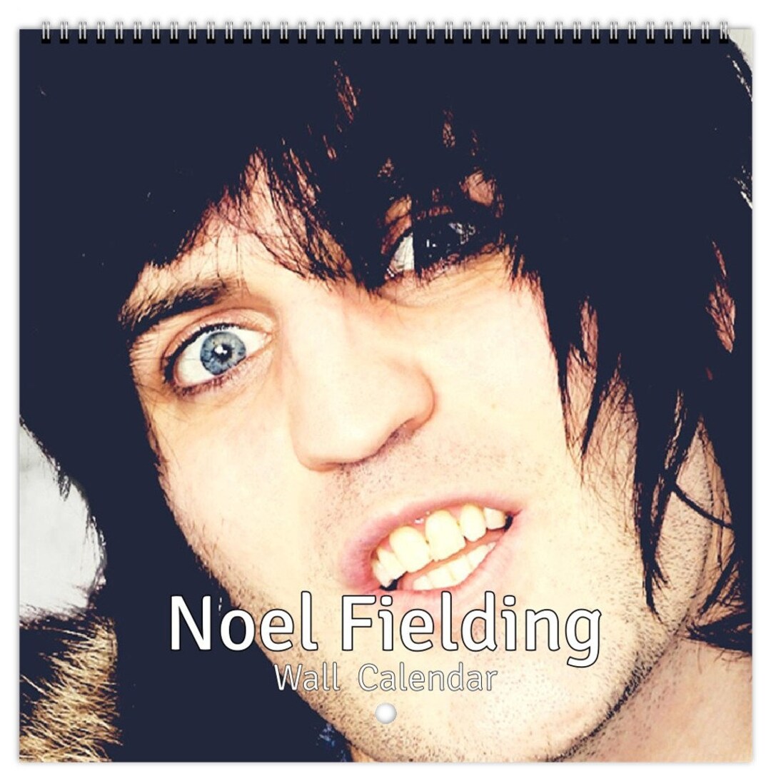 Noel Fielding Personalsied 2024 Large Wall Calendar 12 Month Planner