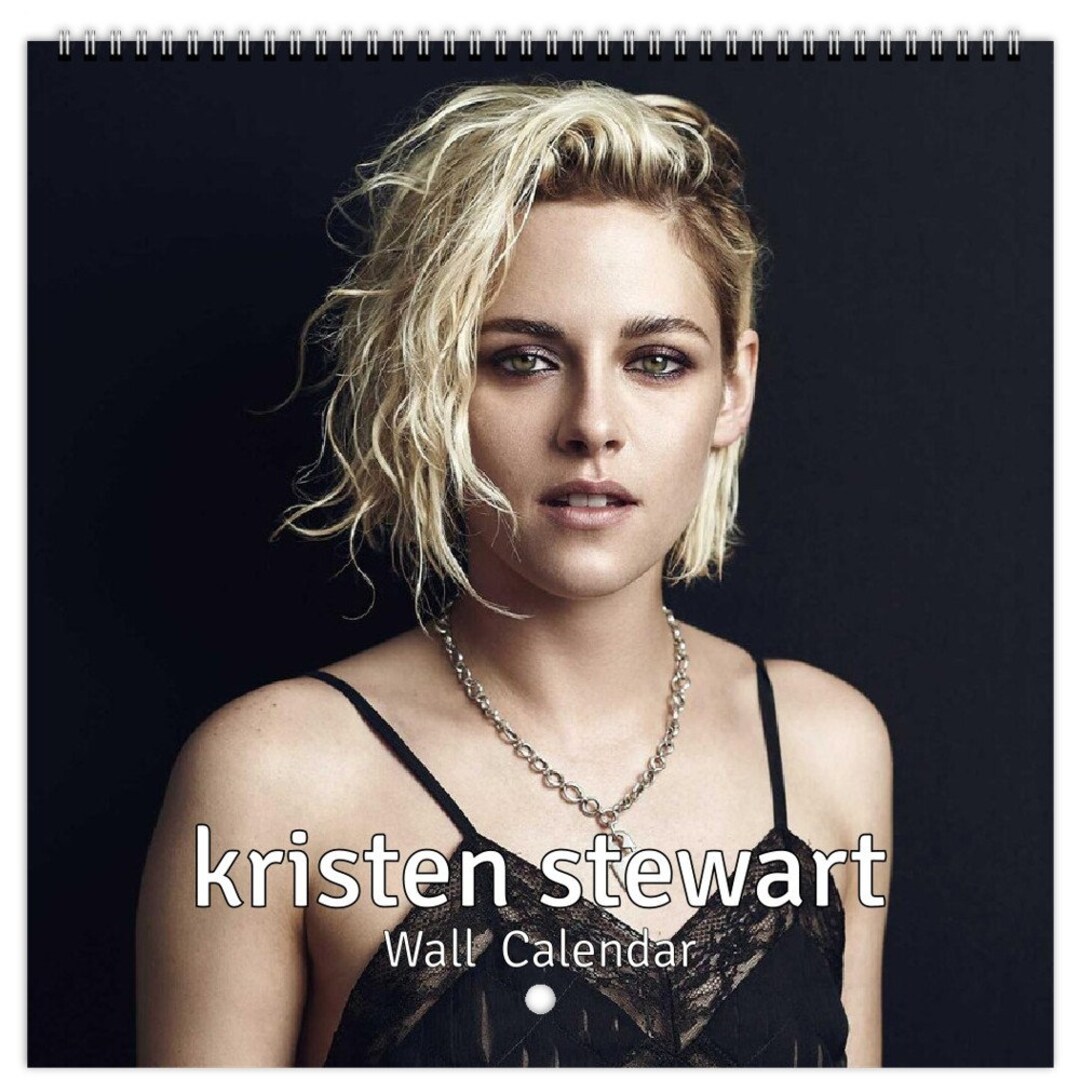 Kristen Stewart - Short Hair Personalised 2024 Large Wall Calendar 12 ...
