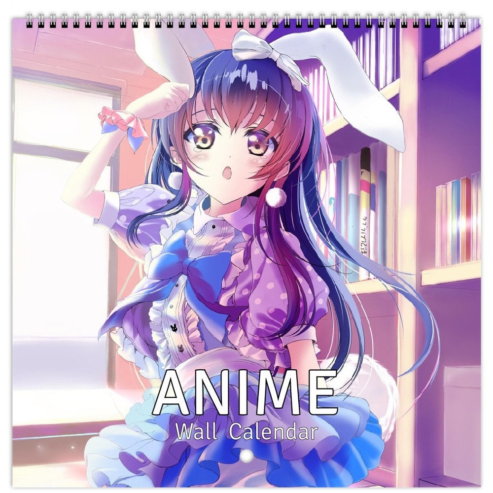 2025 Calendar Anime Girl 2021 dusty shirlene