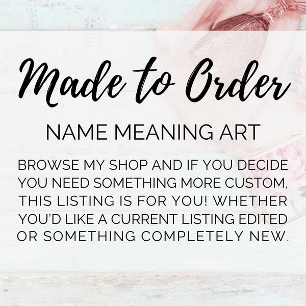 Custom Name Meaning Print, Biblical Name Meaning, Name Meaning Sign, Name and Meaning Print, Meaning of Name, Gift for Her, Gift for Him