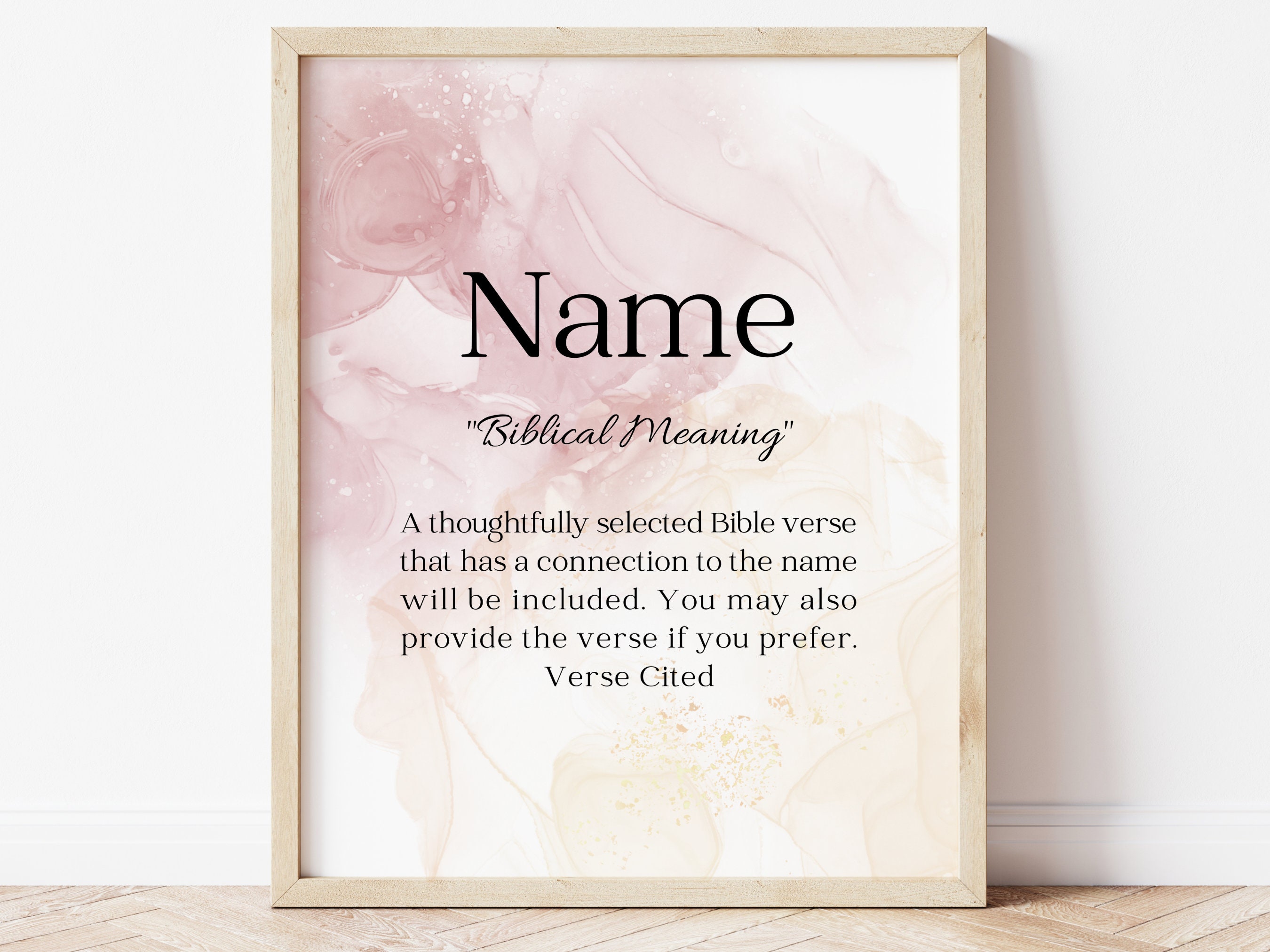 Hannah Name Meaning Name Meaning Print Boho Name (Download Now) 