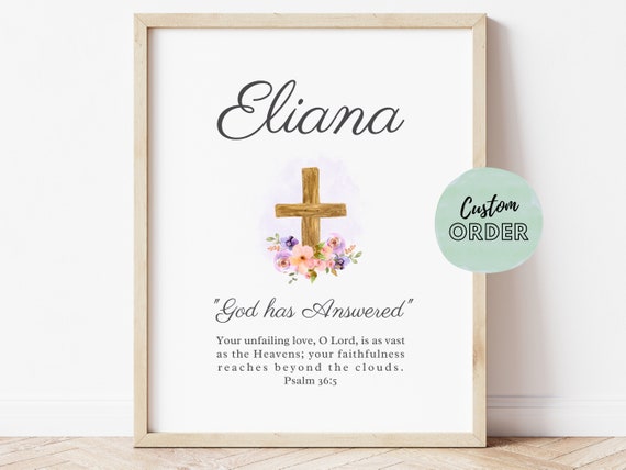 Name Meaning Print Biblical Name Meaning Sign Baby Name 