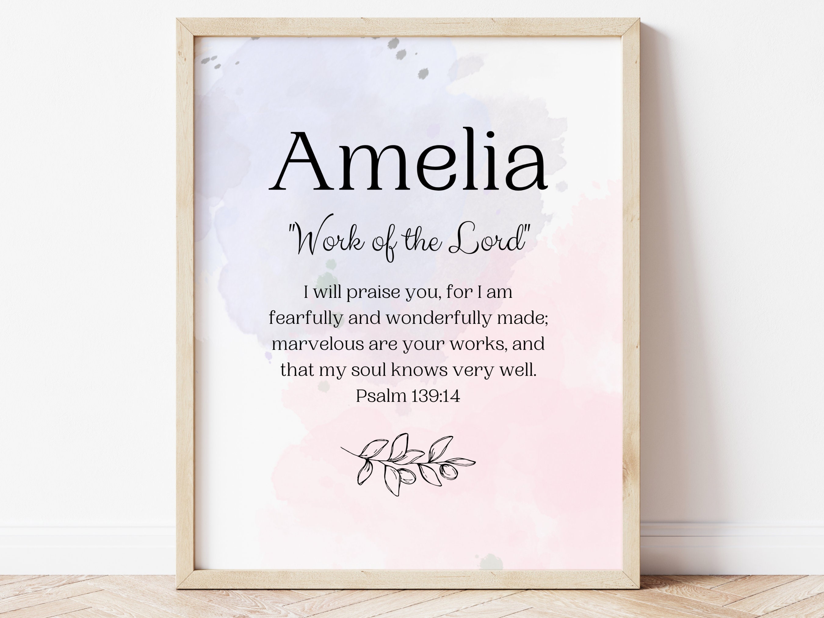 Name Meaning Print Biblical Name Meaning Sign Baby Name 