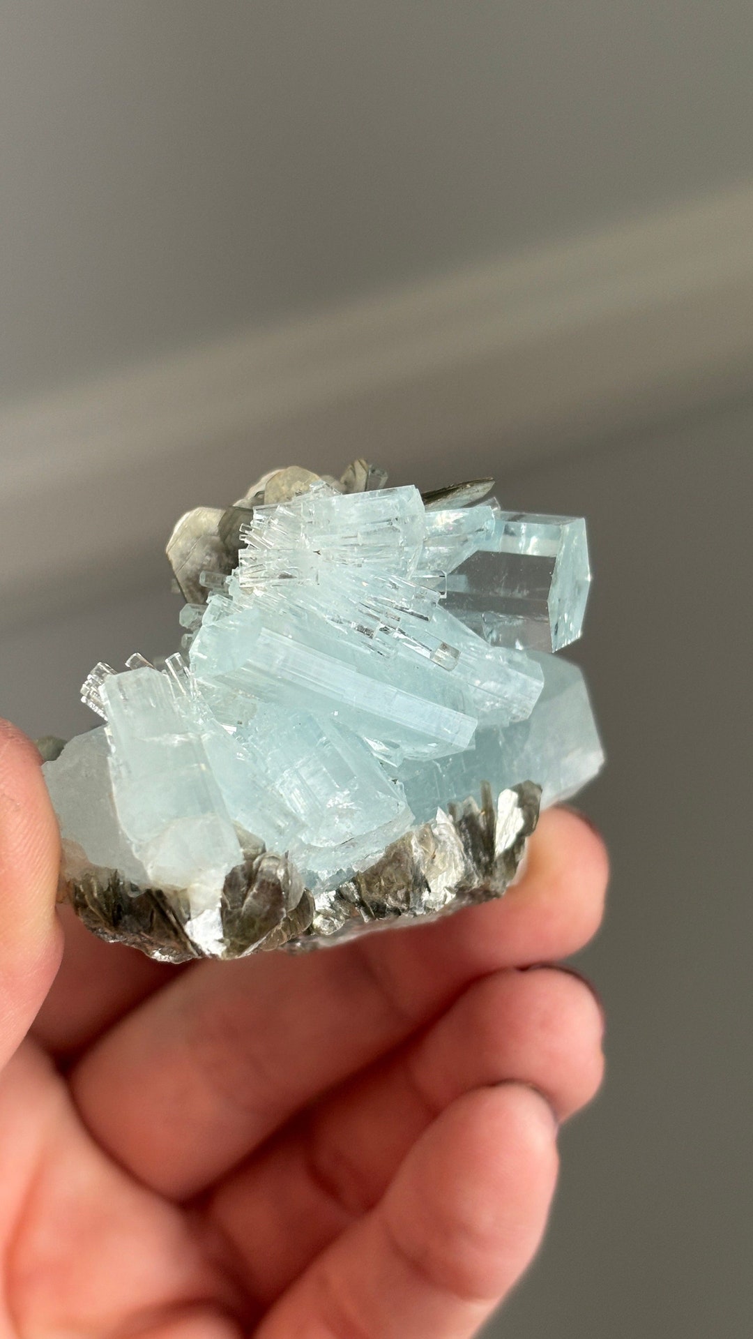 Aigue-marine Naturelle 41 Grammes - Cristaux Brillants, Brut, Translucide, Origine Pakistan