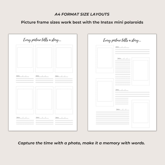 Printable Polaroid Template