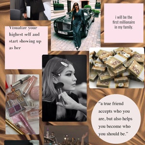 CUSTOM VISION BOARD | Make your custom vision board | Digital downloads | Digital Printable Downloads