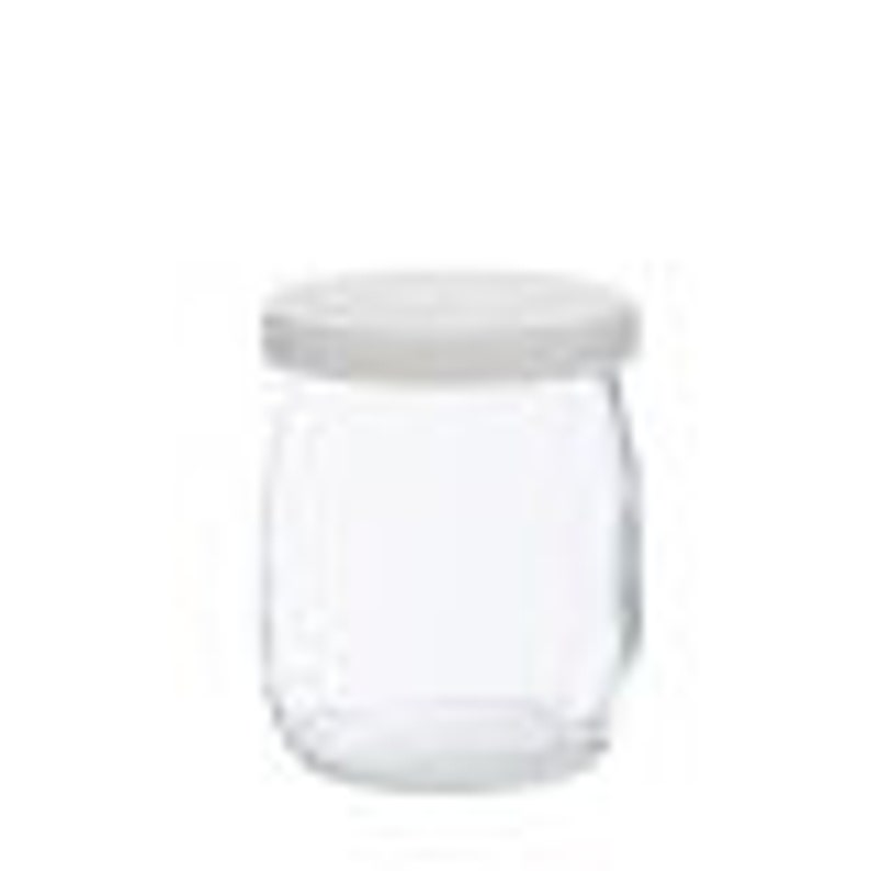 Set of 24 Glass Yogurt Pot Lids Made in France set of 24, White Etsy