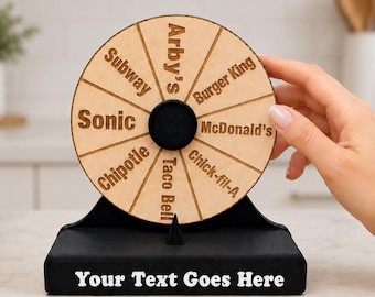 Custom Spin the Wheel, Personalized Spinner Wheel, Decision Maker, Spinning Prize Wheel, Custom Game Wheel